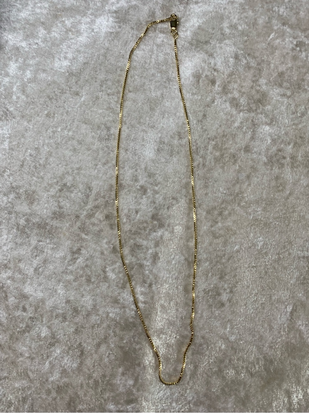 ✨2 for $30 NWOT 18K Gold layered/bonded 1.2mm Box Chain 18 inch necklace
